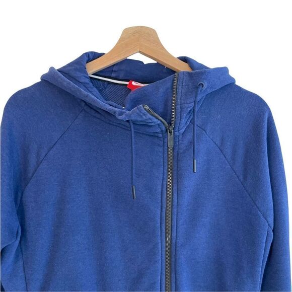 Nike Modern Asymmetrical Zip Hoodie In Navy - Picture 4 of 10